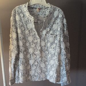 Pilcro The Whitney Trapeze Button-down Anthropologie Large